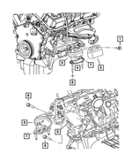 4578331AA - 2.7L Gas; Engine: Heat Shield, Left for Mopar Image