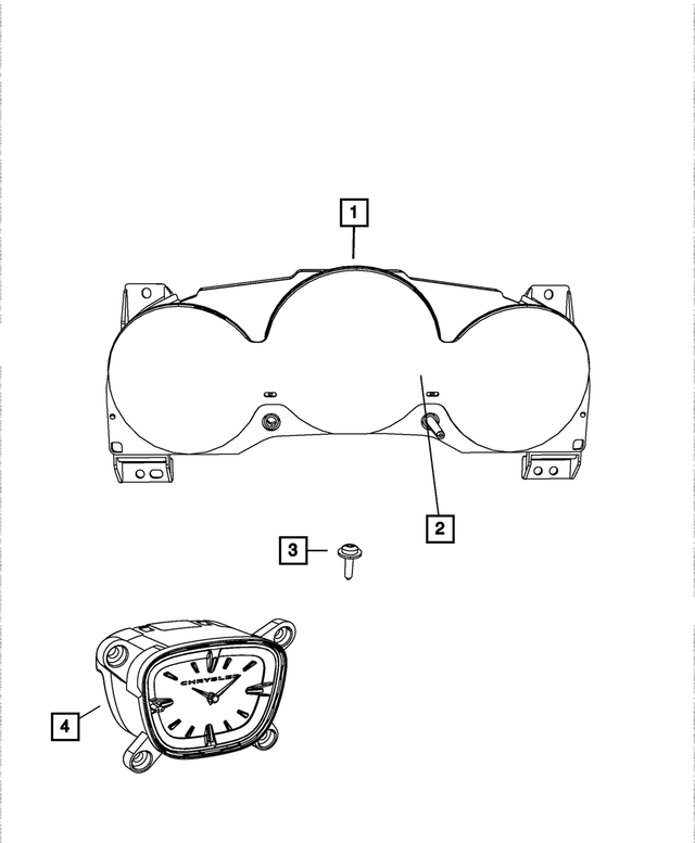 56046514AH - Electrical: Instrument Panel Cluster for Mopar Image image