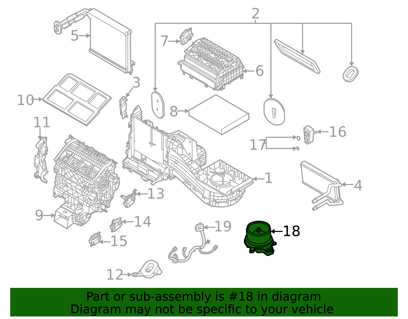2020-2025 Ford | Fan And Motor Assembly | L1MZ-19805-AC | Walls' Ford Parts