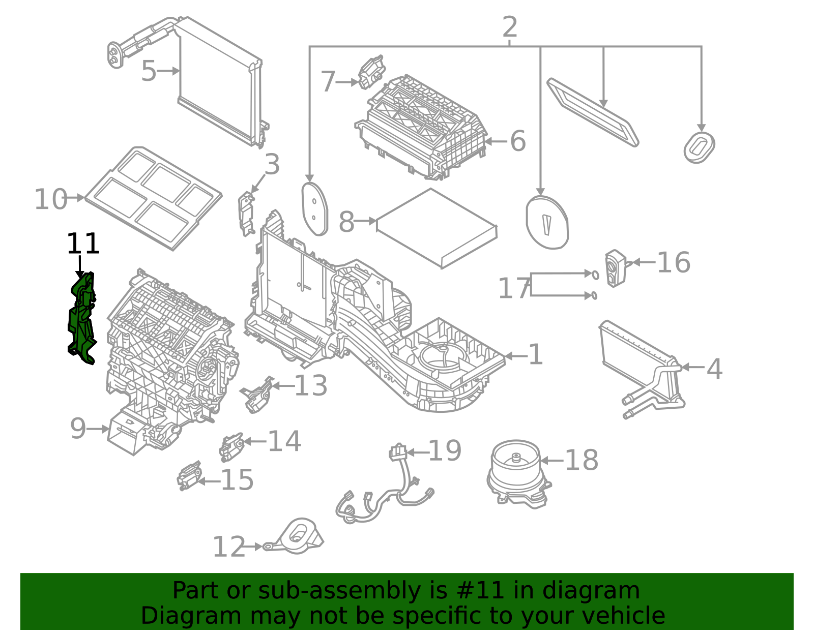 Plenium Bracket 2020-2025 Lincoln Aviator Plenum Side Bracket L1MZ-18481-AA | OEM Parts ...