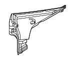 GHK168250D75 - Body: Upper Quarter Trim for Mazda Image