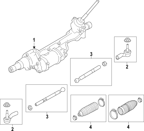 Steering Gear & Linkage for 2020 Jaguar E-Pace #1