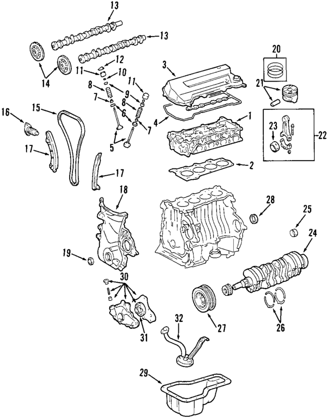 19204504 - : Piston Ring Set for GM Image