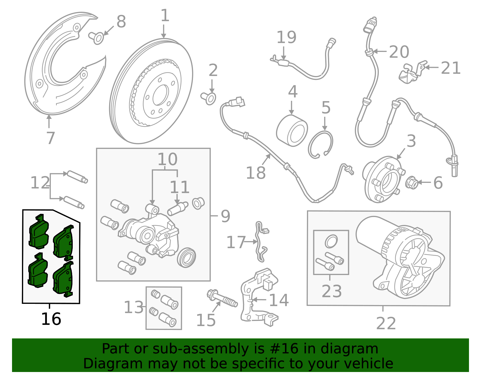 Quality Replacement Front Brake Discs & Pad Set For Land Rover Discovery 2 (TD5 / V8)