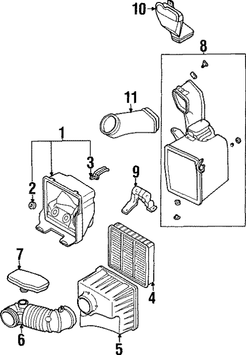 Filters for 1997 Mitsubishi Mirage #0