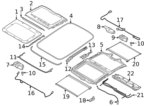 Sunroof for 2021 BMW 740i xDrive #0
