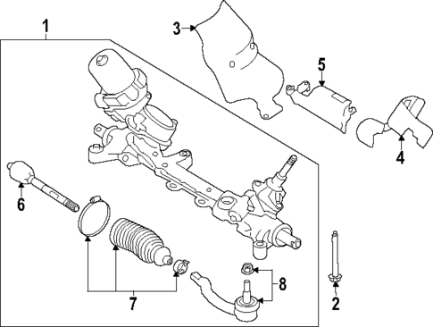 Steering Gear & Linkage for 2024 Nissan Altima | OEM Parts