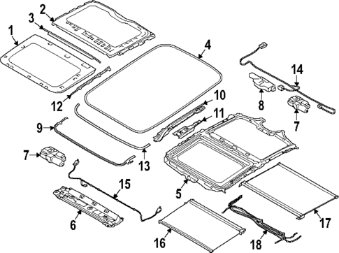Sunroof for 2019 BMW 740i xDrive #0