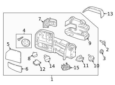 Outside Mirrors for 2018 Ford F-250 Super Duty #0