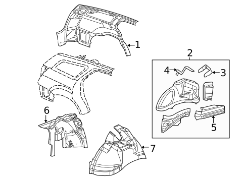 Inner Structure for 2007 Dodge Magnum #0
