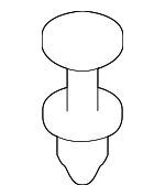 51498237075 - Body: Bumper Cover Clip for BMW: 128i, 135i, 323Ci, 323i, 325Ci, 325i, 325xi, 328Ci, 328i, 328i xDrive, 328xi, 330Ci, 330i, 330xi, 335d, 335i, 335i xDrive, 335is, 335xi, iX, M3, X3, X4 Image