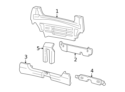 Rear Body for 2000 Lincoln LS #0