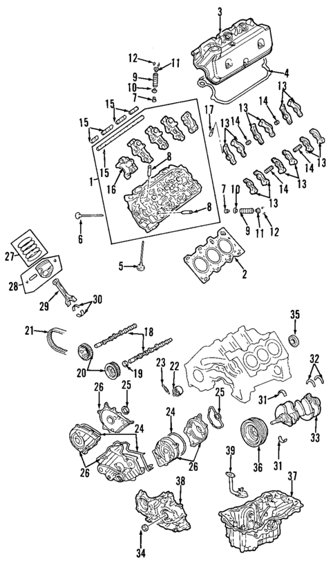Engine for 2004 Acura RL #0