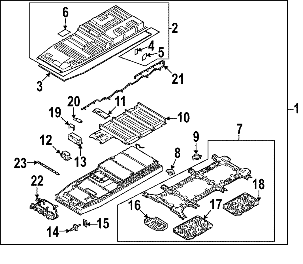 NL3Z-10C666-C - Junction Block - 2024 Ford F-150 Lightning