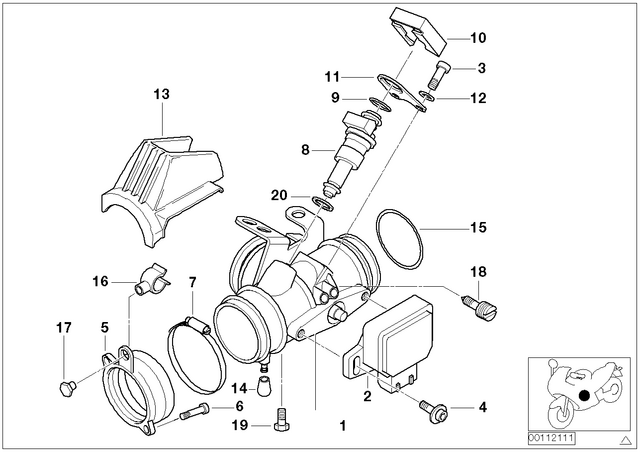 12122306328 - : Hose Clamp for BMW-Motorrad Image