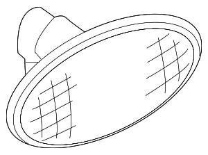 GJ6A51120E - : Repeater Lamp for Mazda: 2, 3, 5, MPV Image