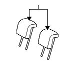 HLH500910PVJ - Body: Headrest for Land Rover: LR3 Image