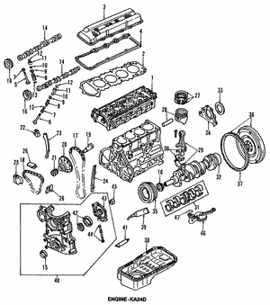 1991-1994 Nissan 240SX Head Gasket 11044-53F00 | Parts for