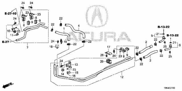 PDU Cooling Pipe for 2019 Acura NSX #0