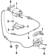 25630074 - Electrical: Module Bracket for Buick: LeSabre | Oldsmobile: 88, LSS, Regency | Pontiac: Bonneville Image
