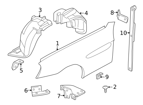 Fender & Components for 2003 BMW Z8 #0