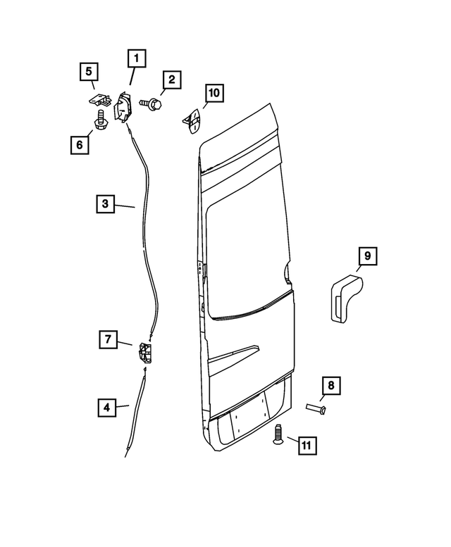 68068422AA - Doors and Related Parts: Door Lock for Mopar Image