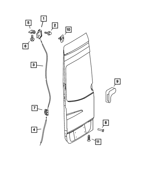 Door, Dual and Single Cargo for 2007 Dodge Sprinter 2500 #3