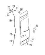 68068422AA - Doors and Related Parts: Door Lock for Mopar Image