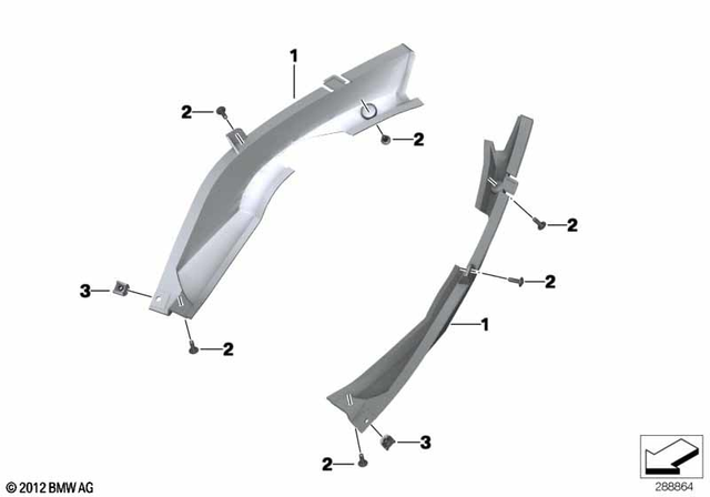 7148535338 - Frame and Mounting Parts: Binding Head Screw - M5X16-A2-80 for BMW-Motorrad Image