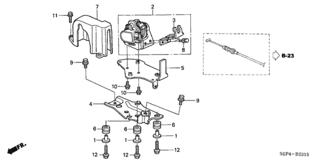 Accelerator Sensor for 2004 Acura TL #0