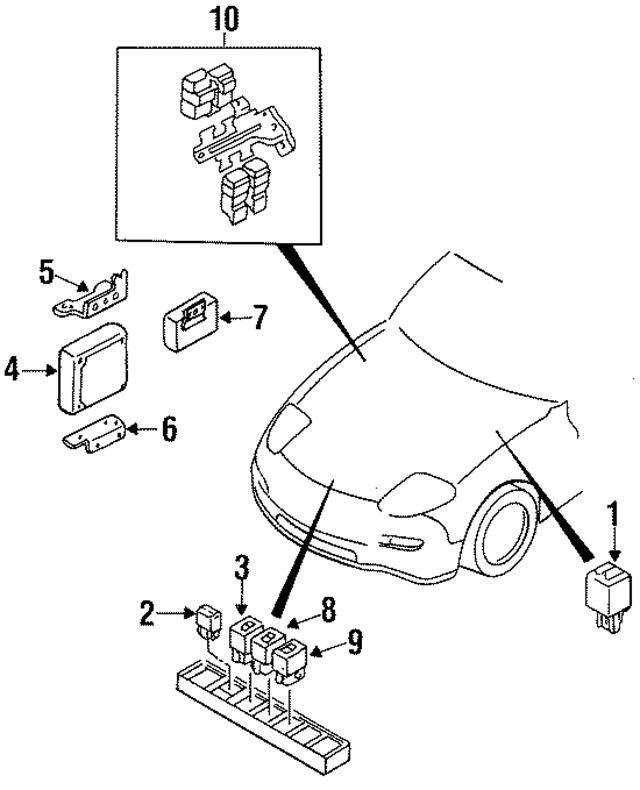 JE1618811 - Electrical: ECM Relay for Mazda Image