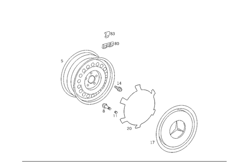 Wheels for 1993 Mercedes-Benz 400SEL #0