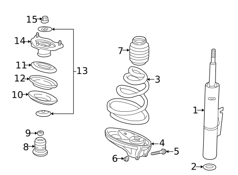 Shocks & Struts for 1999 Porsche 911 #0