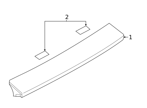 High Mounted Stop Lamp for 2019 Mitsubishi Eclipse Cross #0