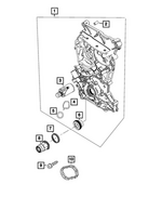 68599165AA - Engine: Timing Case Cover for Mopar Image