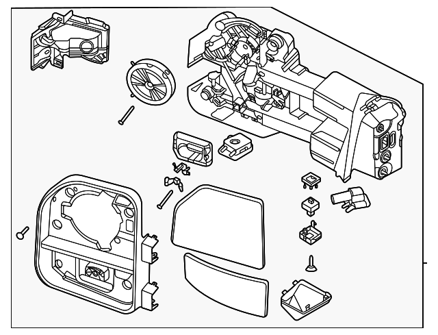 2023 Ford Mirror Assembly PC3Z-17682-PA | OEM Parts Online