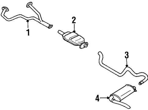 Exhaust Components for 1994 Pontiac Firebird #0