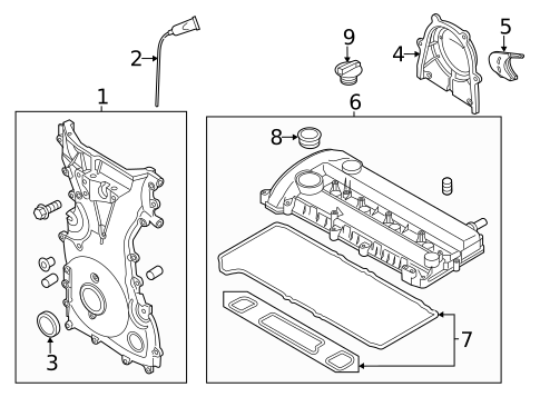 Valve & Timing Covers for 2014 Mazda 5 #0