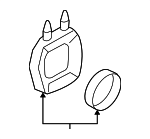 66959209 - Cooling System: Mount for Volkswagen: Jetta, Passat, Phaeton, Touareg Image