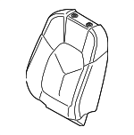 95852180201D0D - Body: Seat Back Cover for Porsche: Cayenne Image