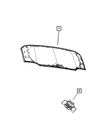 68227744AD - Glass: Backlite for Mopar Image image