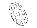 11417516128 - Emission System: Engine Timing Sprocket for BMW: 1 Series M, 135i, 335i, 335i GT xDrive, 335i xDrive, 335is, 335xi, 435i, 435i Gran Coupe, 435i xDrive, 435i xDrive Gran Coupe, 535i, 535i GT, 535i GT xDrive, 535i xDrive, 535xi, 640i, 640i Gran Coupe, 640i xDrive, 640i xDrive Gran Coupe, 740i, 740Li, 740Li xDrive, ActiveHybrid 3, ActiveHybrid 5, ActiveHybrid 7, M2, M235i, M235i xDrive, M3, M4, X1, X3, X4, X5, X6, Z4 Image