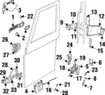 PC108322 - : Check Arm Pin for Land-Rover Image