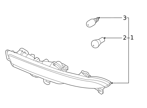 Side Marker Lamps for 2022 Kia Carnival #0