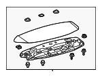 760850E916 - : Spoiler Assembly for Lexus: RX350, RX450h Image