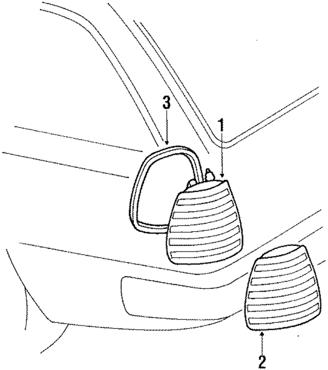1248204164 - Electrical: Tail Lamp Assembly for Mercedes-Benz Image