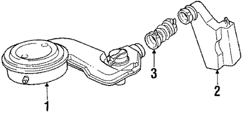 Air Inlet for 1984 Oldsmobile Firenza #0