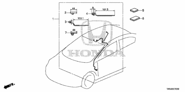 Wire Harness (4) for 2013 Honda Civic #0
