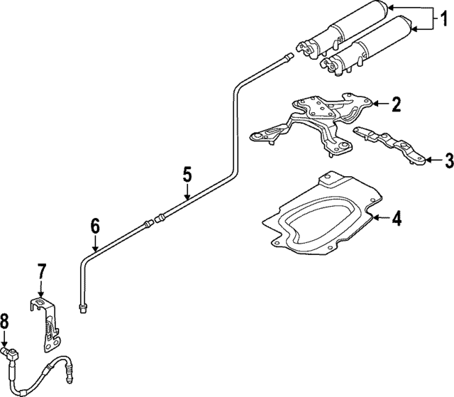 4K0616887A - Suspension: Pressure Valve for Audi Image