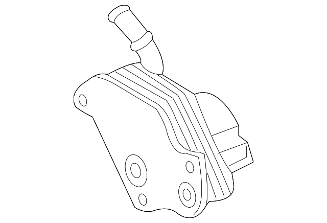 2007-2016 GM Engine Oil Cooler 12639408 GM | GMPartsDirect.com